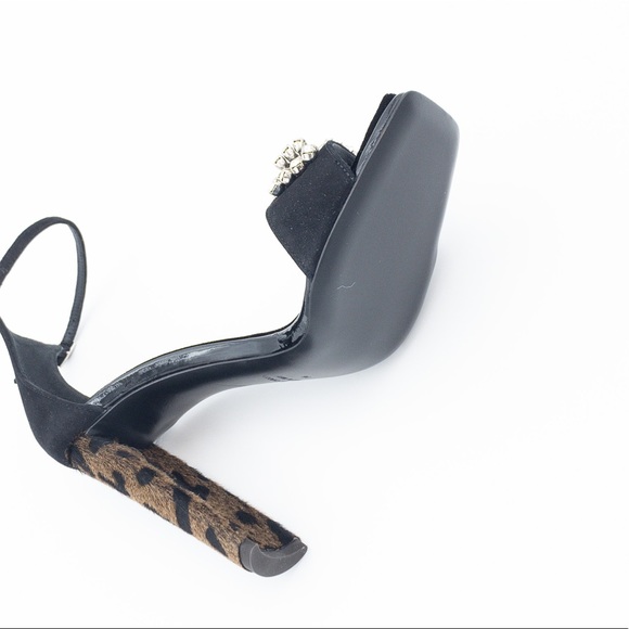 Authentic Giuseppe zanotti I70086 cam Nero sandals - Picture 5 of 16